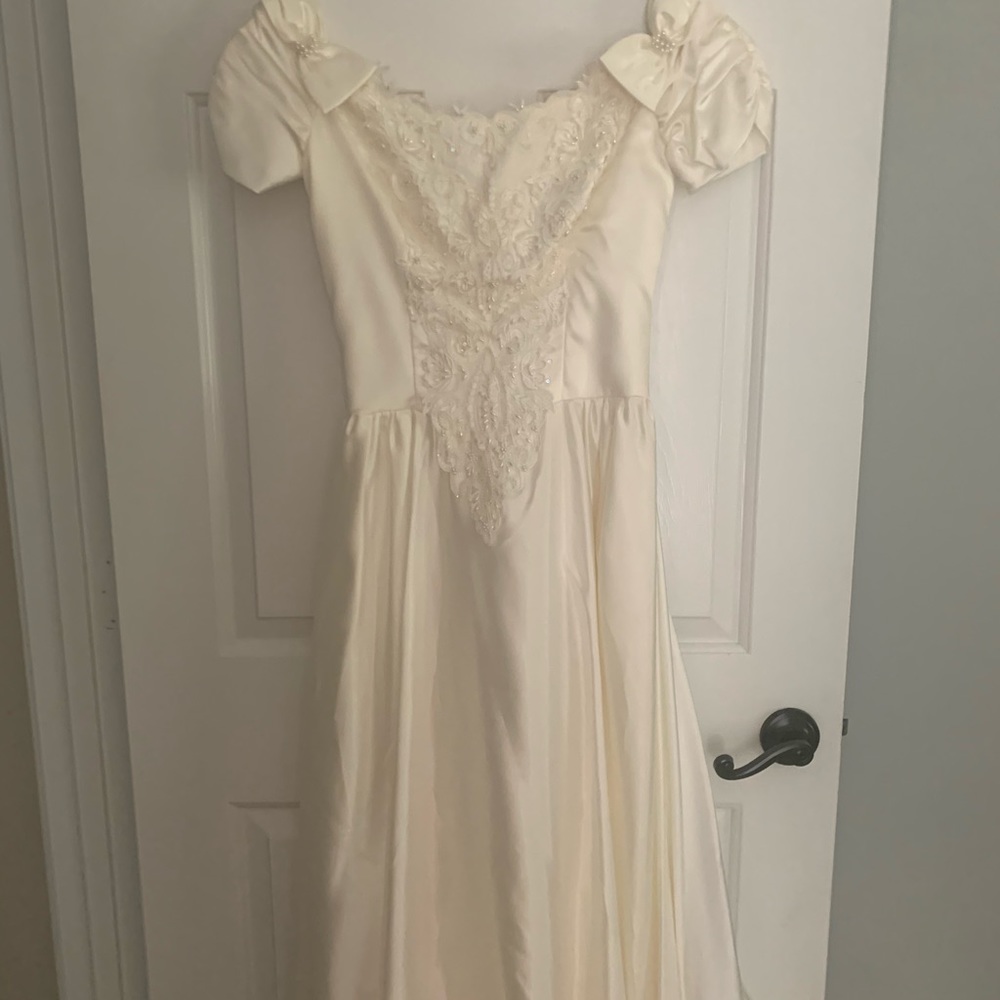 Bridal Originals off shoulder wedding dress